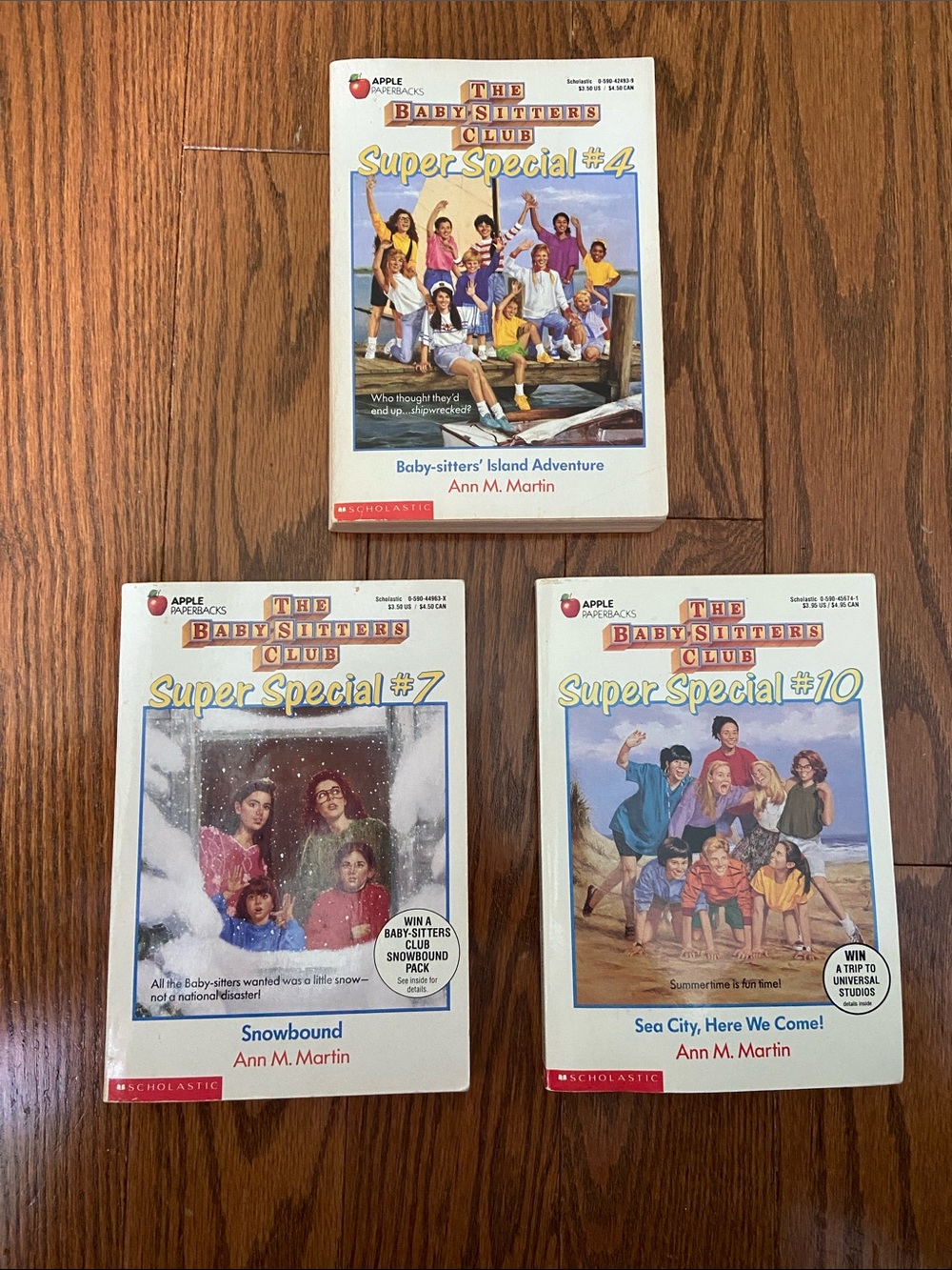 The Babysitters Club Super Special #4, #7 & #10 Paperback Book Set